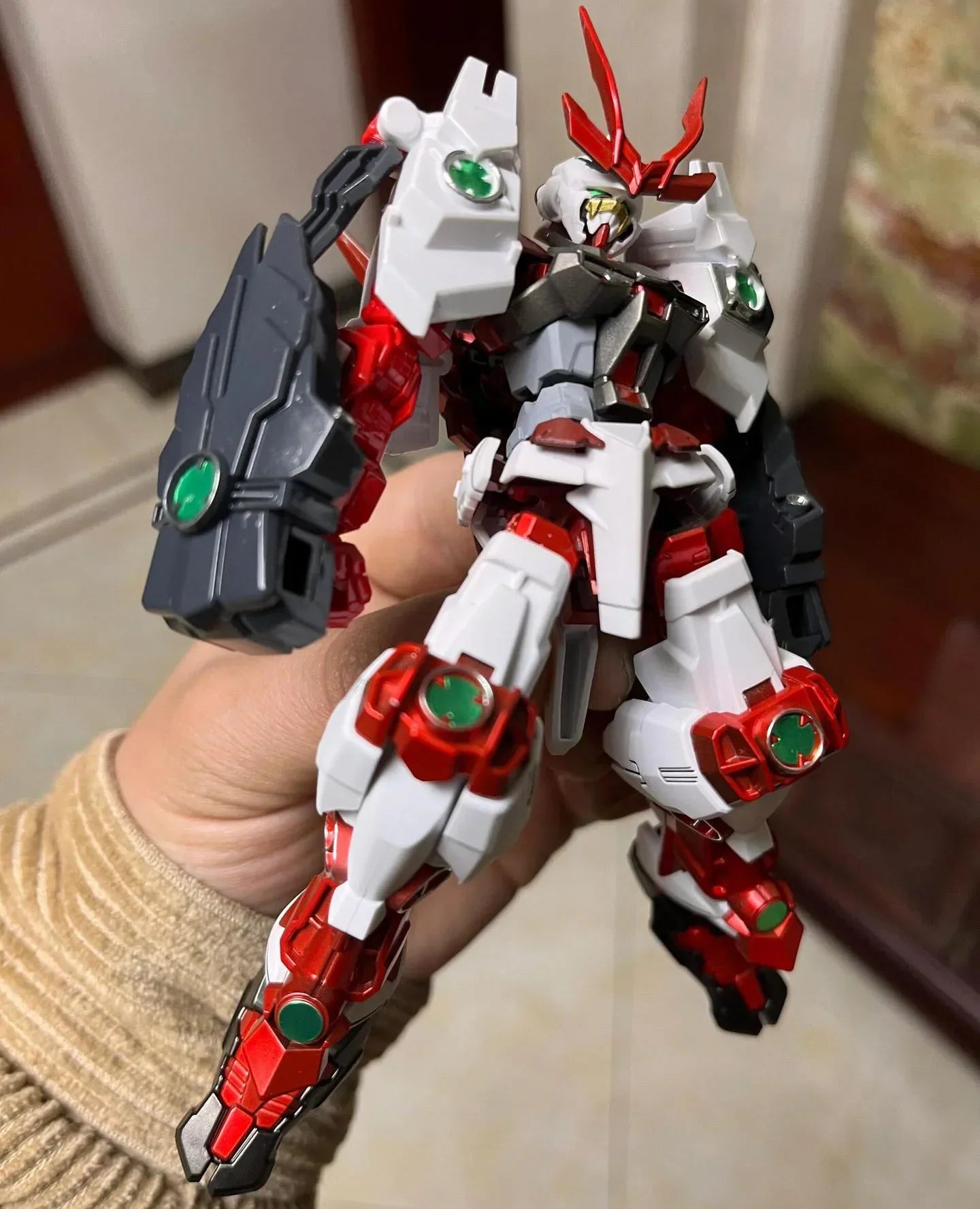1/144 HG Mecha Assembly Model – ABS Plastic Cartoon Action Figure Toy, Anime Building Block Ornament for Kids