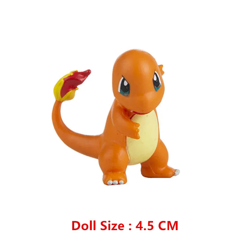 Pokemon Anime Figures – Pikachu, Eevee, Gengar & More Cartoon Action Model Toys for Kids, Bulk Purchase