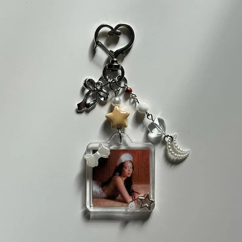Handmade Album Lamp Keychains β Trendy Y2K Aesthetic Accessories