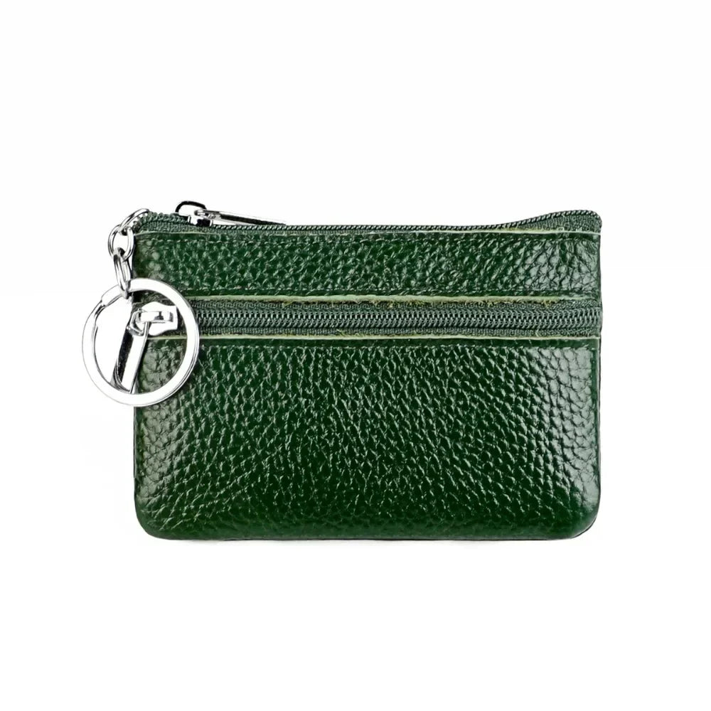 Mini PU Leather Coin & Card Holder Wallet β Luxury Pocket Change Purse Pouch for Men & Women πΌβ¨