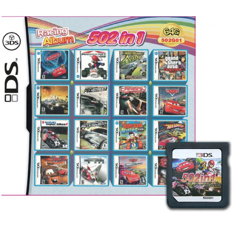 4300-in-1 Compilation DS/NDS/3DS/NDSL Game Cartridge – R4 Video Game Handheld Player
