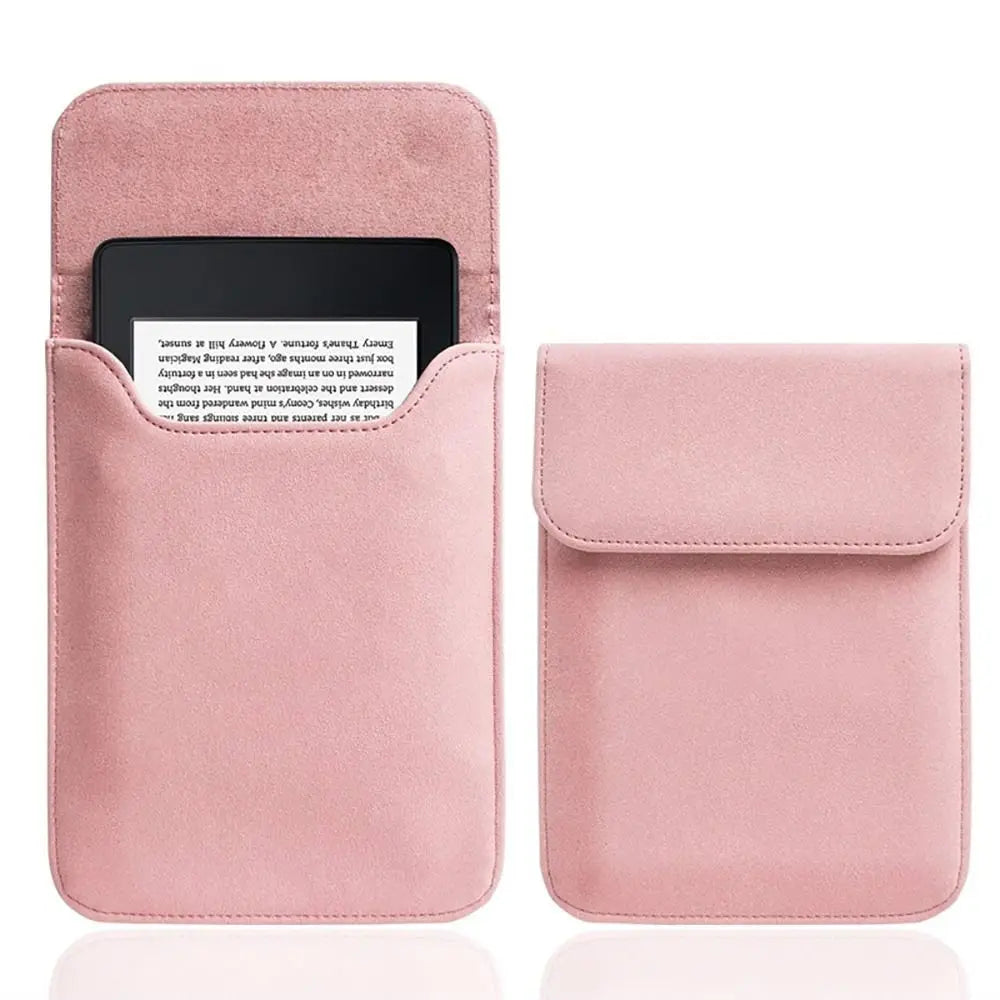 PU Leather Kindle Tablet Sleeve - Protective Carrying Pouch for Paperwhite 11th Gen 6.8" & 6" eReader Cover
