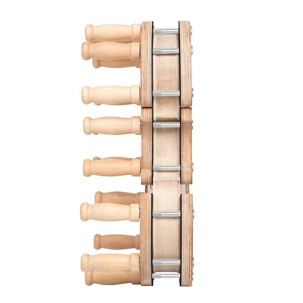 Violin & Viola Repair Clamp - Solid Wood Instrument Making Gluing Tool with Metal Fixing Clip