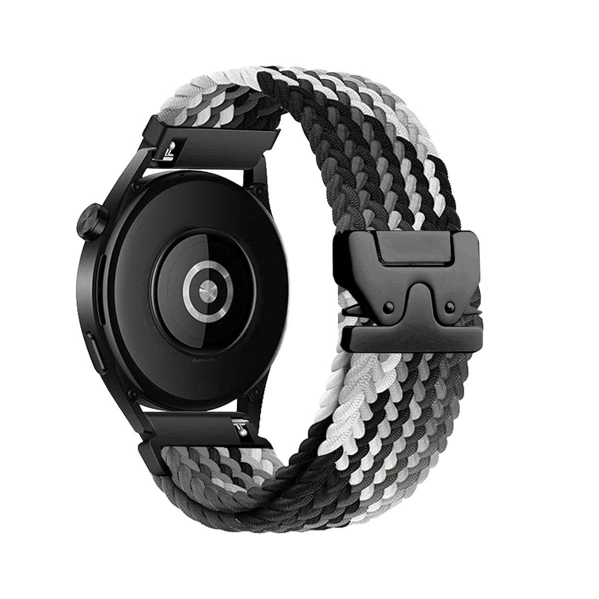 Braided Loop Watch Band – 18/20/22mm Parachute Style Strap for Garmin Venu/3/3S, Forerunner 265/265S/645, Samsung & Huawei GT Watches