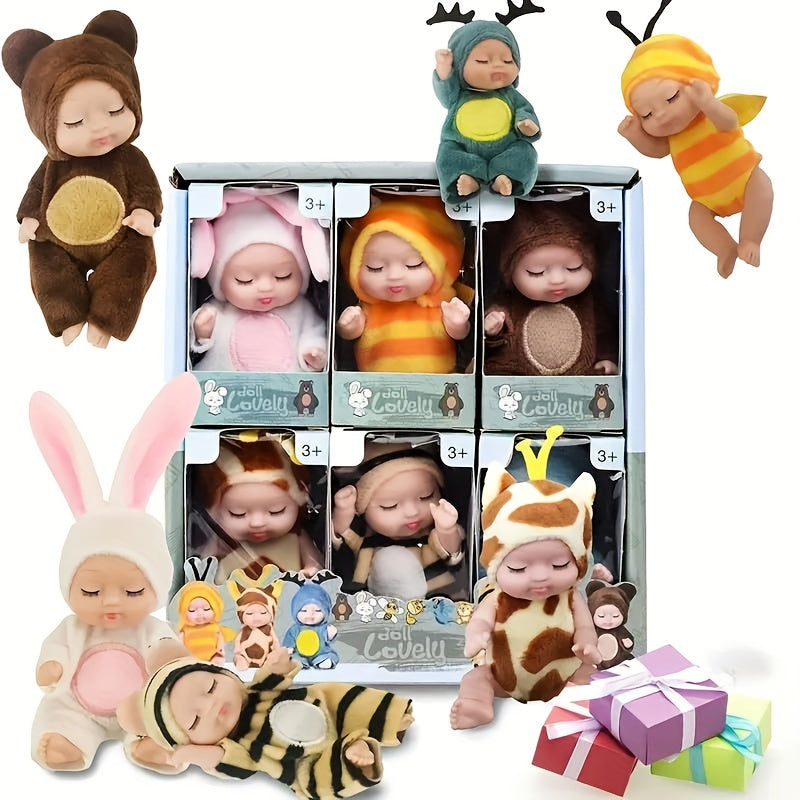 6 Piece Princess Doll Gift Set - Perfect Birthday and Holiday Present for Girls and Boys, Ideal for Christmas, Halloween, Easter