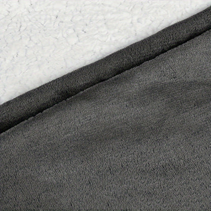 Cozy Oversized Hoodie Blanket - Ultra Soft Sherpa Fleece, Reversible Wearable Sweatshirt with Kangaroo Pocket, Machine Washable