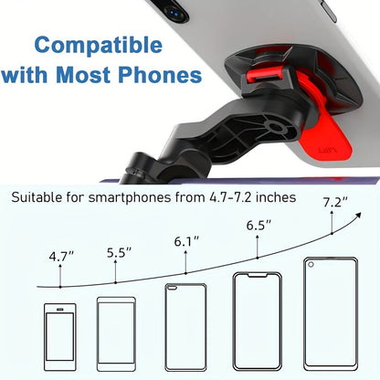 Car Phone Holder Mount Stand — Suction Cup & Air Vent Bracket for iPhone, Samsung, Xiaomi Smartphones