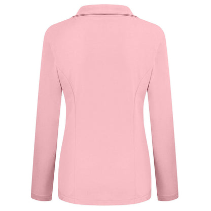 2024 Women's Slim Fit Small Suit Coat – Lapel, Long Sleeve, Sweet Button Design in Multi-Color