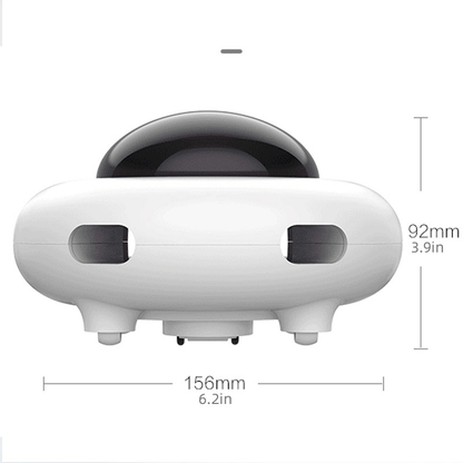 Interactive Cat Toy – UFO Shape Electronic Feather Teaser, Smart Automatic Toy for Indoor Cats