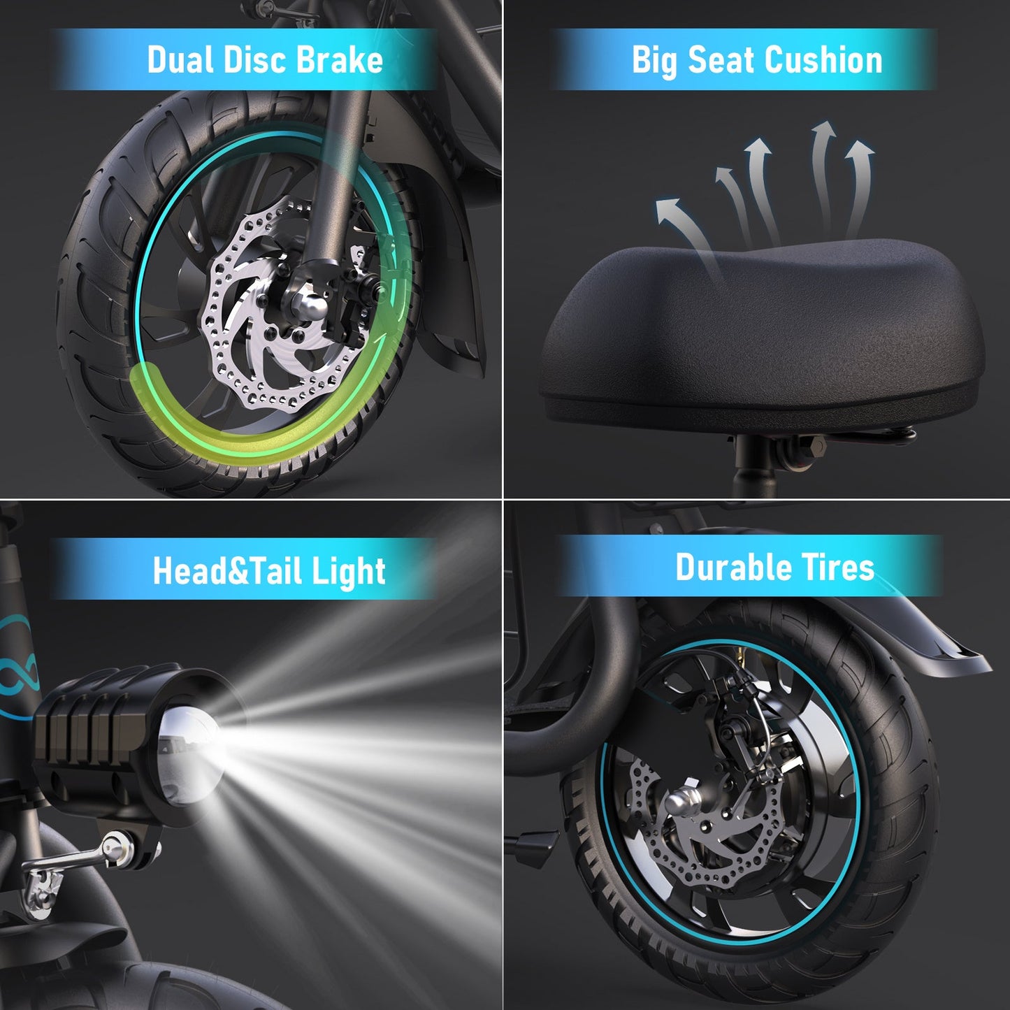550W Electric Scooter with Basket for Dogs – 20-Mile Range, 18.6MPH Speed – Ample Storage for Pets and Cargo