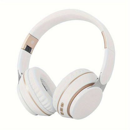 FG-07S Wireless Headphones - 5.0 Stereo Surround Sound, Closed-Back On-Ear Design with Condenser Microphone and Volume Control - Stylish Gift for All