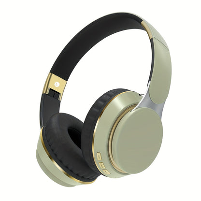 FG-07S Wireless Headphones - 5.0 Stereo Surround Sound, Closed-Back On-Ear Design with Condenser Microphone and Volume Control - Stylish Gift for All