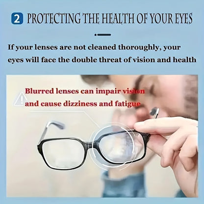 100pcs Pre Moistened Lens Wipes - Anti Fog, Quick Dry, Scratch Free for Eyeglasses, Screens, and Optical Goggles