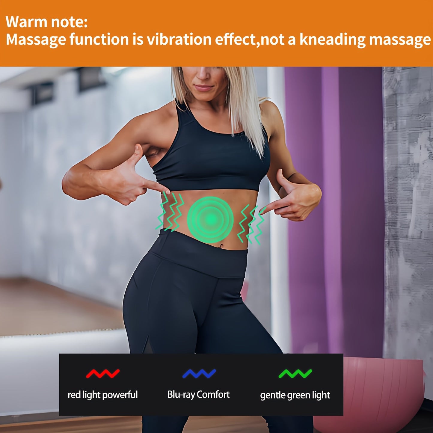 USB Electric Heated Hip Brace – Thermal Compression with Vibration Massage, Thigh Support and Groin Wrap (1pc)