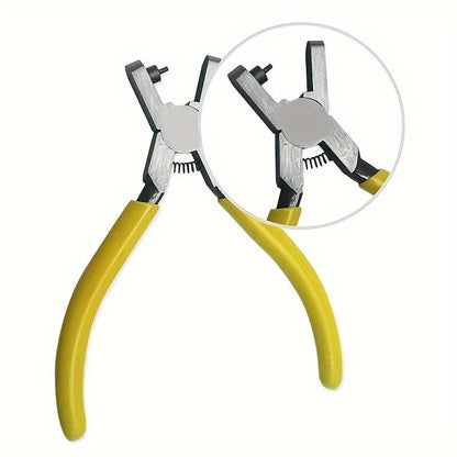Universal Leather Hole Punch Plier 2.0mm – Hand Strap Wrist Belt Puncher for Watch Bands, Thin Belts, Dog Collars, Shoes and Craft Projects