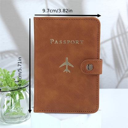 Multi-Functional Passport Protector & Document Holder - Convenient Travel Wallet with Multiple Card Slots