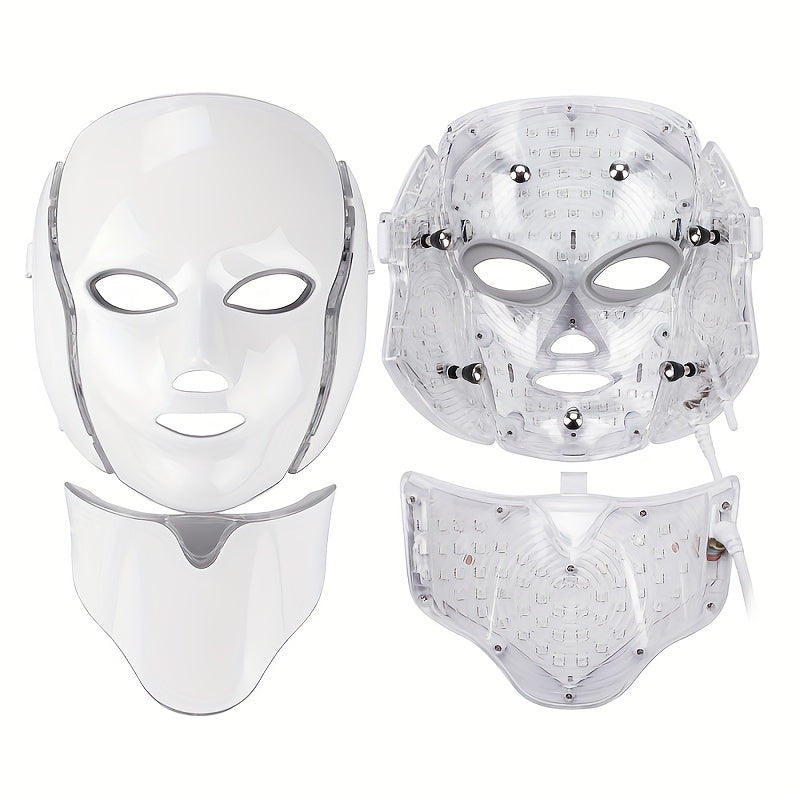 7 Color LED Facial Mask Device - Beauty Skin Care Mask Machine, Facial Skin Care Tools for Anti-Aging & Radiant Skin
