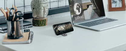 Universal Magnetic Phone Holder - Flexible Rotation, Hands-Free Airplane Mount for iPhone 15 Pro Max Series