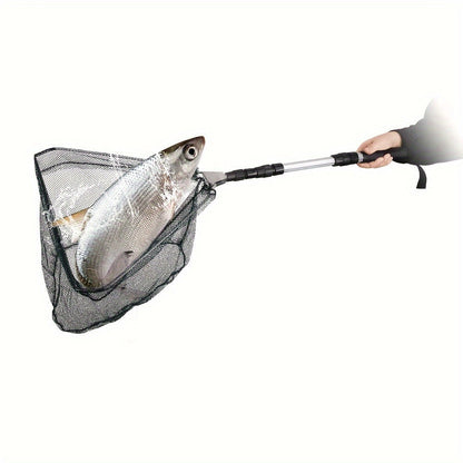 Deluxe Extendable Fishing Landing Net – Durable, Foldable, Portable, 34-51 Inches for Easy Catch & Release