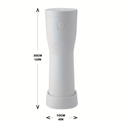 Electric Cordless Ice Shaver with Stainless Steel Blades – Ideal for Snow Cones, Margaritas, Frozen Cocktails, and Healthy Flavored Snacks