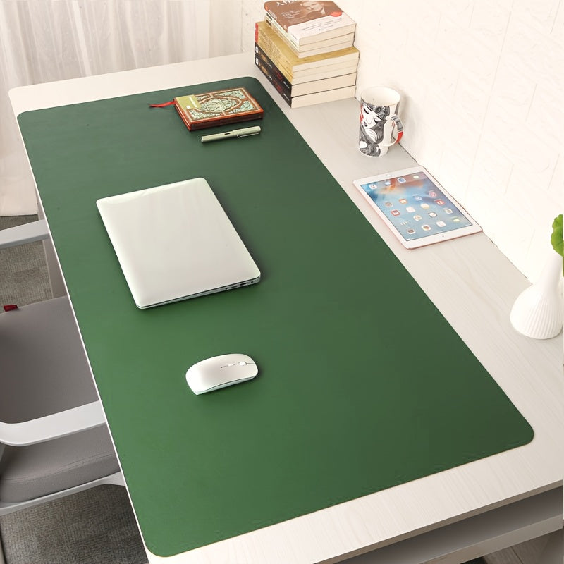Multifunctional PU Leather Mouse Pad - Large, Waterproof & Anti-Fouling - Durable Desk Mat for Office and Home, Non-Slip