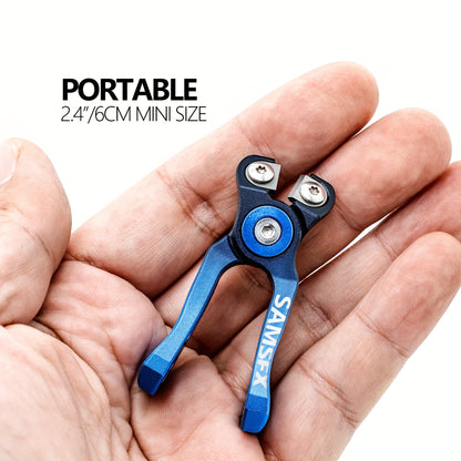 SAMSFX Fishing Scissors with Retractor Combo - Nipper, Wire Clipper, and Line Cutter, Essential Angler Tool for Easy, Precise Cuts with Tether Attachment