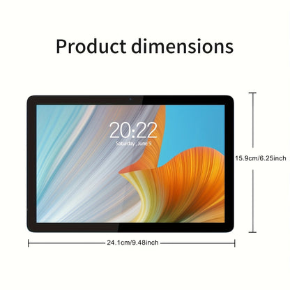 PRITOM 10.1" 2-in-1 Android 14 Tablet - Includes Keyboard, Mouse, Protective Case, Stylus, 128GB ROM, 4GB+4GB RAM, 8MP Dual Camera, 8-Core Processor, 8000mAh Battery, 1280x800 IPS HD Display, Wi-Fi