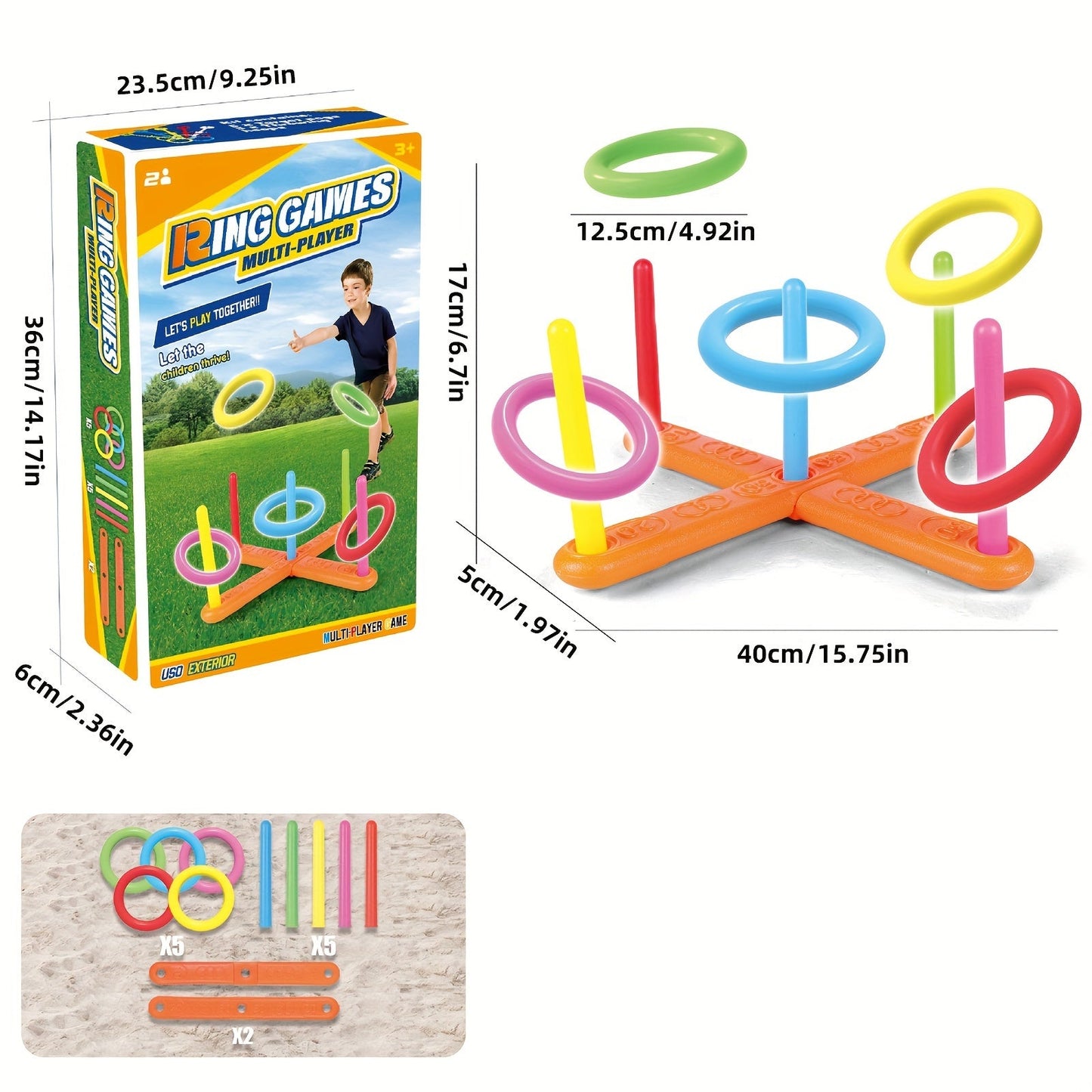 Interactive Throwing Ring Games – Indoor & Outdoor Fun for Kids & Adults, Stacking & Competition Toys for Halloween & Christmas Gifts
