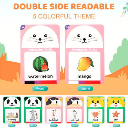 224 Educational Sight Words Cards - Audible Talking Flash Cards, Sensory Toys for Toddlers and Kindergarten Kids, Perfect Christmas and Halloween Gift