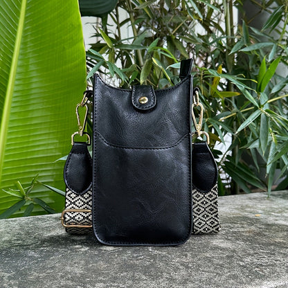 Women’s 8.7 Inch PU Leather Phone Bag – Large Capacity Crossbody and Coin Purse Mini Shoulder Bag – Portable Daily Bag