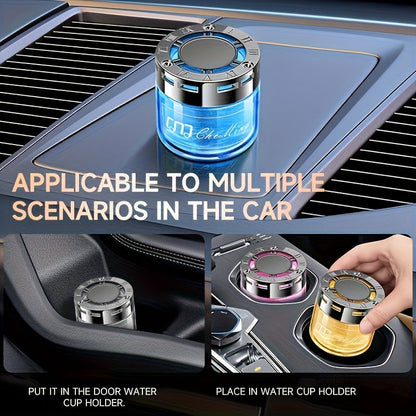 Luxurious Solid Perfume Car Air Freshener - Long-Lasting Intense Cologne Scent, Ideal for Men and Women, Eliminates Odors, Portable and Easy to Use for Vehicle Interiors