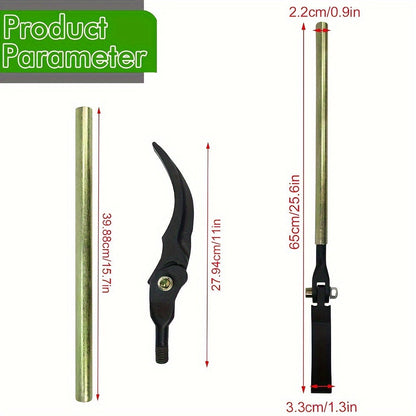 Heavy-Duty Metal Fence Tensioner - Barbed Wire Stretcher Tool for Secure and Easy Installation - Essential Garden and Lawn Care Accessory