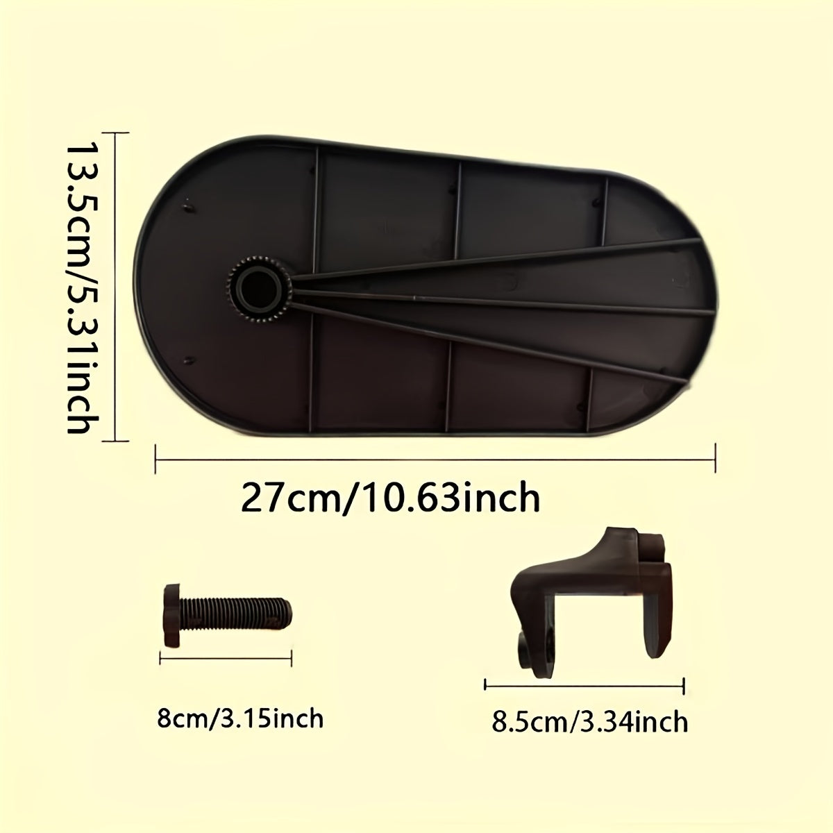 Office Desk Computer Armrest Support - Ergonomic Mouse Wrist Rest for Comfortable Workstation Setup