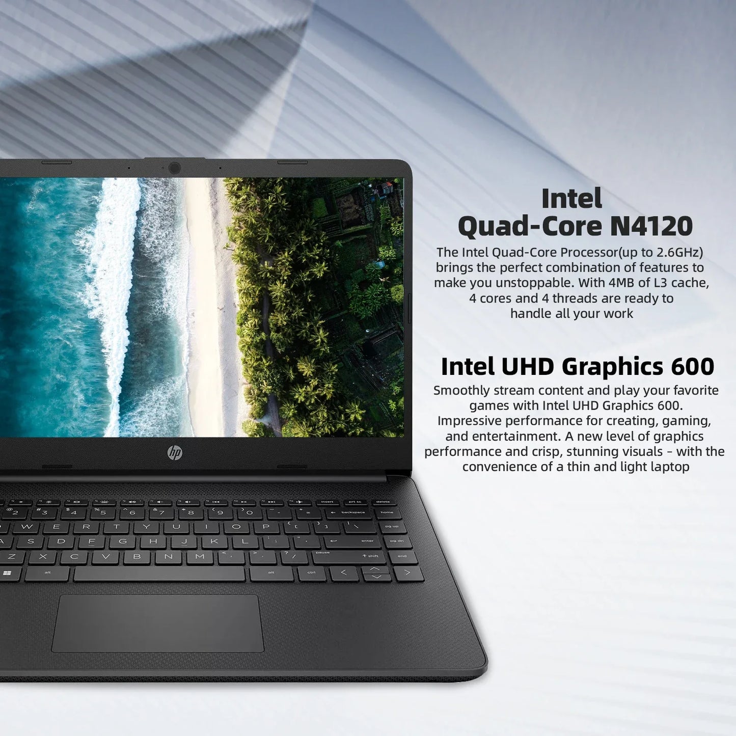 HP 14" Business Laptop – Intel Celeron N4120, 16GB RAM, 384GB Storage with 1-Year Office 365