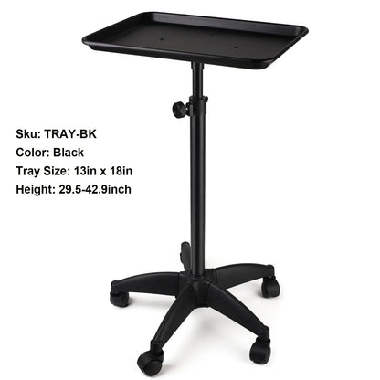 360° Rotating Beauty Salon Cart with Wheels – Adjustable Height Organizer & Ultimate Salon Utility Trolley