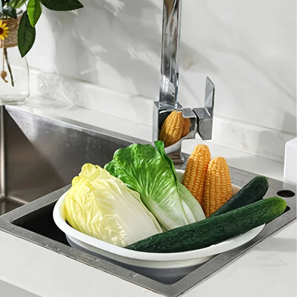 3-Pack Collapsible Tub Wash Basin & Laundry Baskets – Space-Saving Storage Containers for Camping, Hiking, Home & Fruit Washing