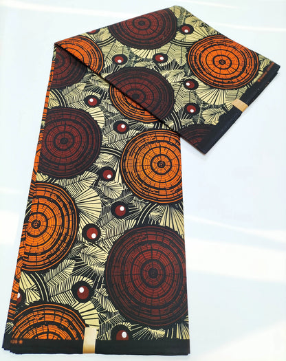Guaranteed Veritable African Real Wax Fabric - 100% Cotton High Quality Ankara Pagne 6 Yards Nigerian Women’s Style Dress Material