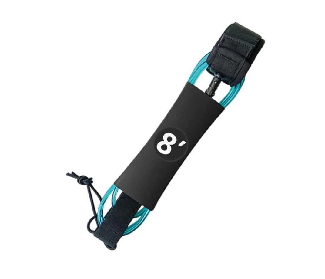 Surfboard Leash 6-10ft — SUP & Paddle Board Leg Rope with TPU Stainless Swivels
