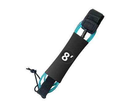 Surfboard Leash 6-10ft — SUP & Paddle Board Leg Rope with TPU Stainless Swivels