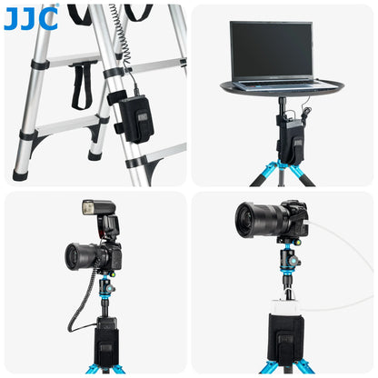 JJC Equipment Mounting Strap | Cable Cradle Tripod Legs Mounting Bag | for Power Bank, Light Stand, Remote, Photography Accessory