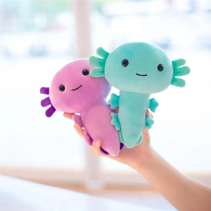 Kawaii Axolotl Plush Toy - Soft Stuffed Animal Pillow for Christmas Gifts & Home Decor