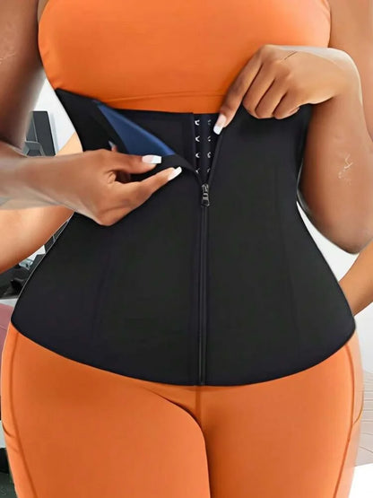 Women's Waist Trainer Belt - Tummy Control Body Shaper with Sweat Workout Waist Trimmer Girdle for Fitness