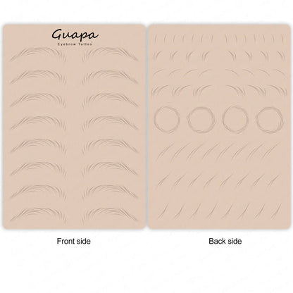 Microblading Practice Skin Sheets — Eyebrow Segment Tip Joint Texture for Semi-Permanent Makeup Training