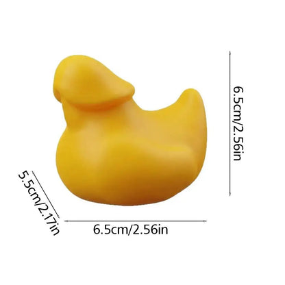 Funny Mini Duck Prank Ornament - Hilarious Gag Gift Figurine for Office Desks and Car Interiors