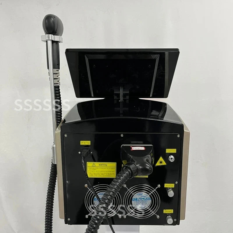 Professional Diode Ice Titanium Laser Hair Removal Machine - 3 Wavelength 755/808/1064nm, Face & Body Epilator for Salon Use