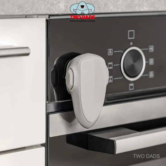 Child Safety Oven Lock - Heat-Resistant Baby Proof Adhesive Lock for Oven, Cabinet & Drawer Protection