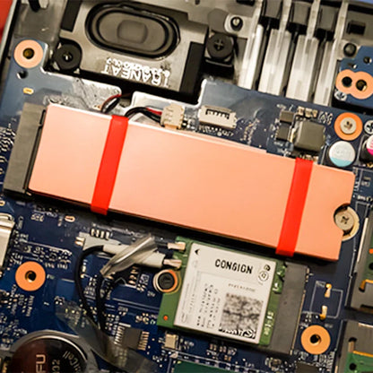 LDPCSJ M.2 NVME SSD Heatsink with Nano Thermal Pads - Copper Cooling for M2 2280 Laptop SSD