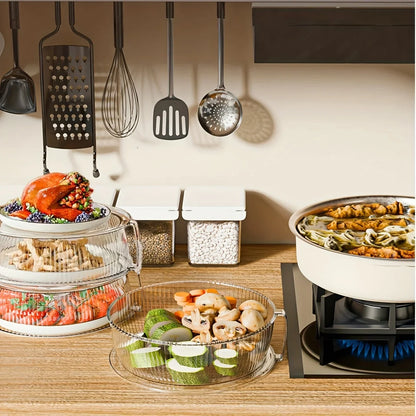 Thermal Food Insulation Cover - Dustproof Microwave Oven Cover for Kitchen Tabletop Fruit and Vegetable Storage