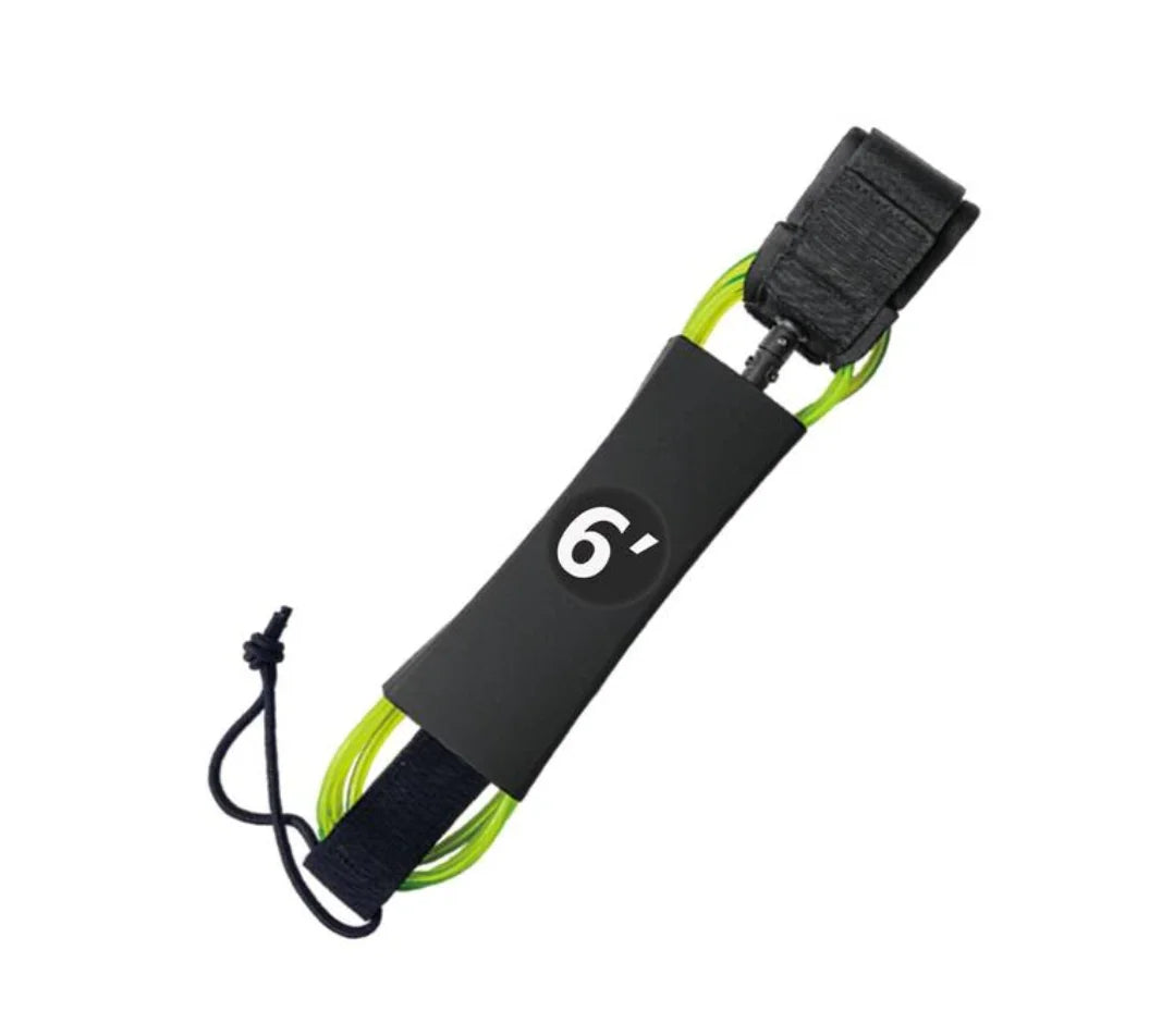 Surfboard Leash 6-10ft — SUP & Paddle Board Leg Rope with TPU Stainless Swivels