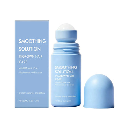 Ingrown Hair Serum - AHA BHA PHA Roll-On Treatment for Bikini Area, Armpits, Arms & Legs